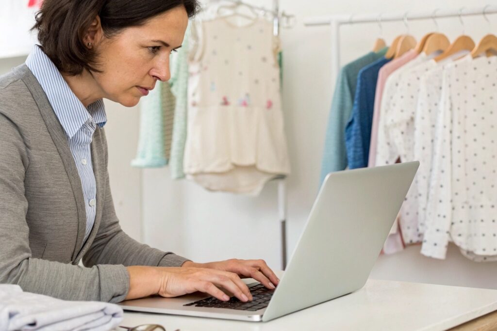 Business owner writing clear order specifications