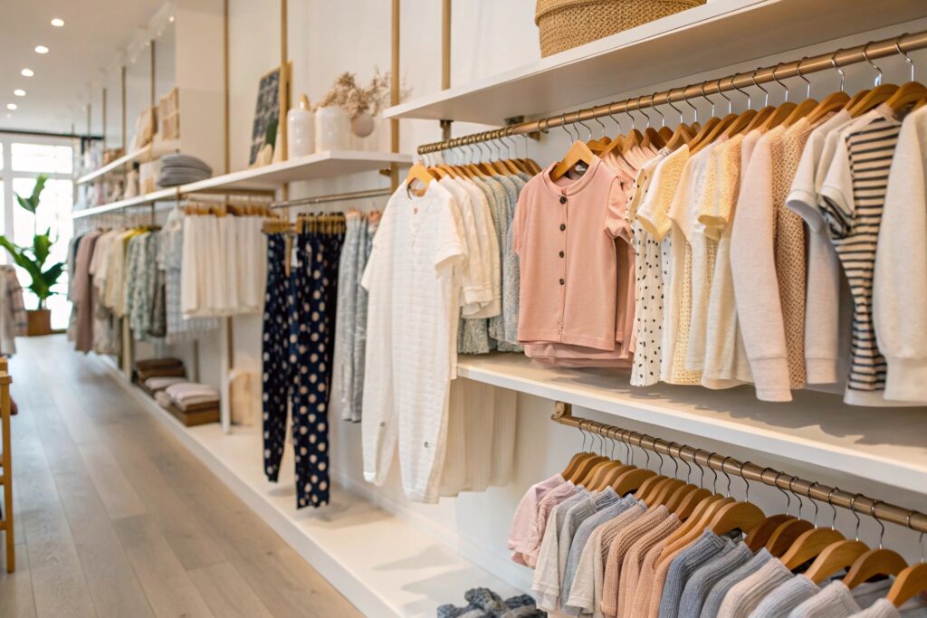 Children’s clothing store interior