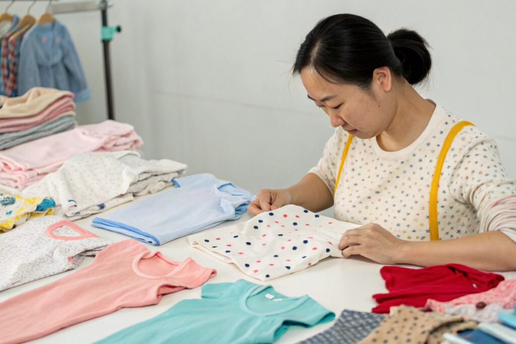 European Team Collaborating on Babywear