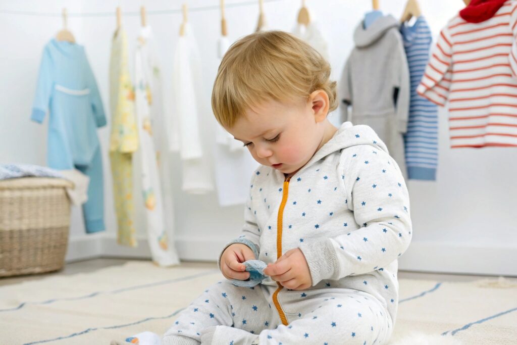 American child wearing a comfortable and well-designed outfit