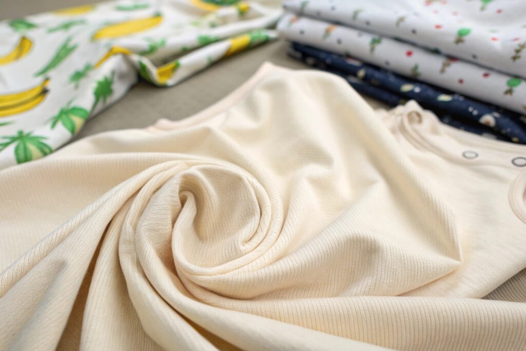 Close-up Shot of Babywear Garment