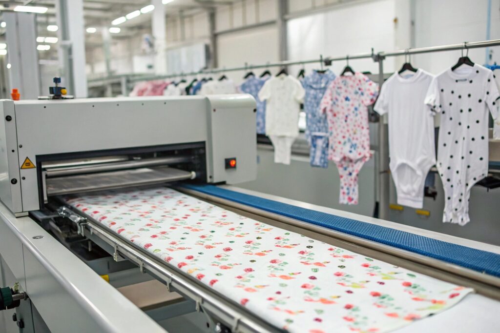 Chinese Factory Using Digital Printing Technology for Kidswear