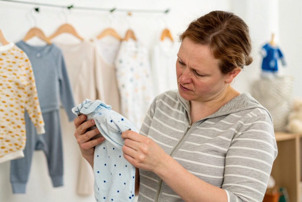 European Parent Checking Babywear