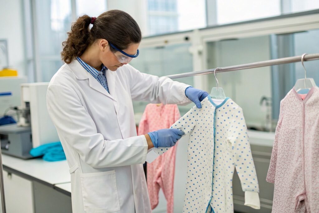 Lab technician conducting lab work