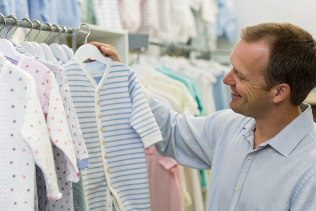 Business owner exploring bulk clothing options