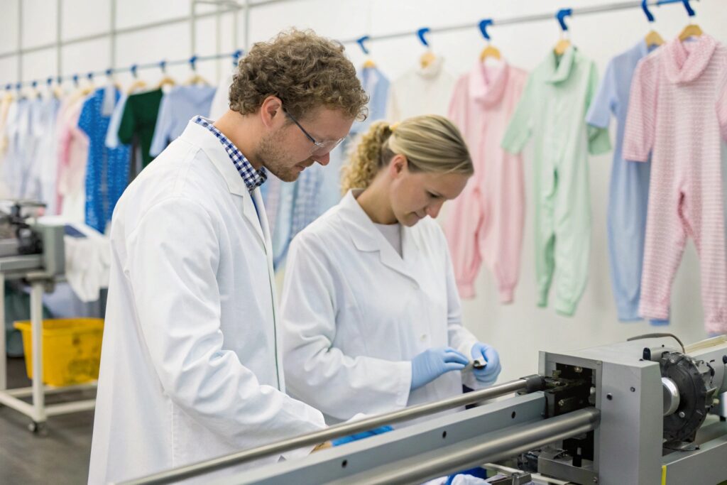 Quality Control Inspectors in a Lab Setting